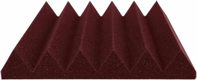 Foam Factory Inc 24 Pack Color Acoustic Foam Panel Studio Soundproofing Wedge