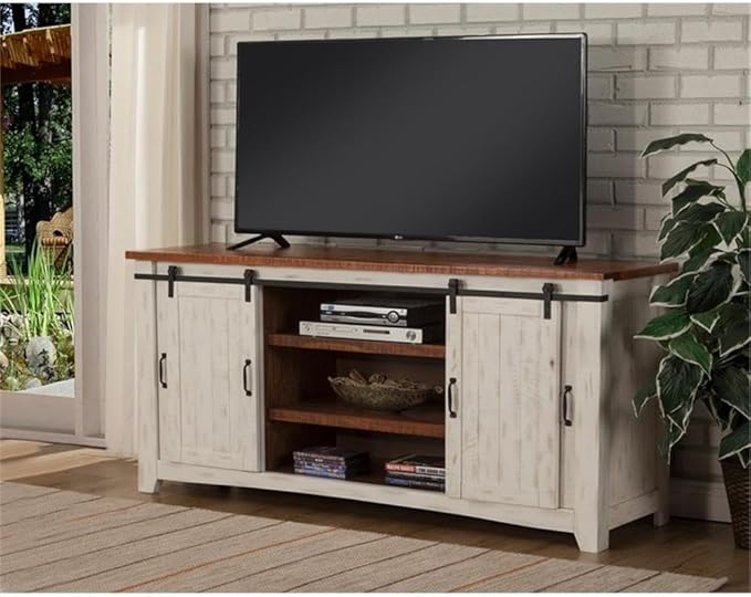 Martin Svensson Home Rustic 65” Solid Wood TV Stand