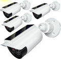 WALI Fake Dummy Camera, Solar Powered Fake Security Camera (2 Pack)