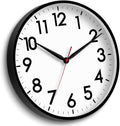 AKCISOT 16 Inch Wall Clock Large Silent Non-Ticking Wall Clocks Battery Operated