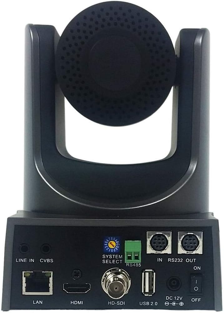 ptzoptics 20x-ndi-gy - 20x optical zoom lens indoor shown in use