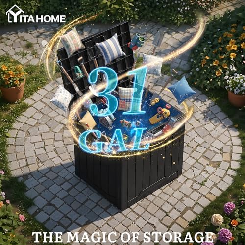 YITAHOME 31 Gallon Deck Boxes Set of 2