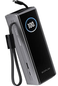 EF ECOFLOW Rapid Power Bank, 100W Built-in and Retractable Cables, Portable