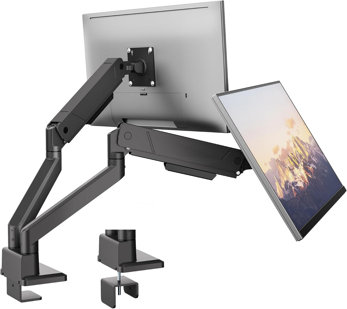 monTEK Dual Monitor Mount Monitor Arms