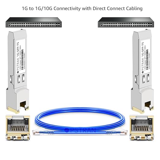 OPSTRAN 1000BASE-T SFP RJ45 Copper Transceiver Module Compatible (4 Pack)
