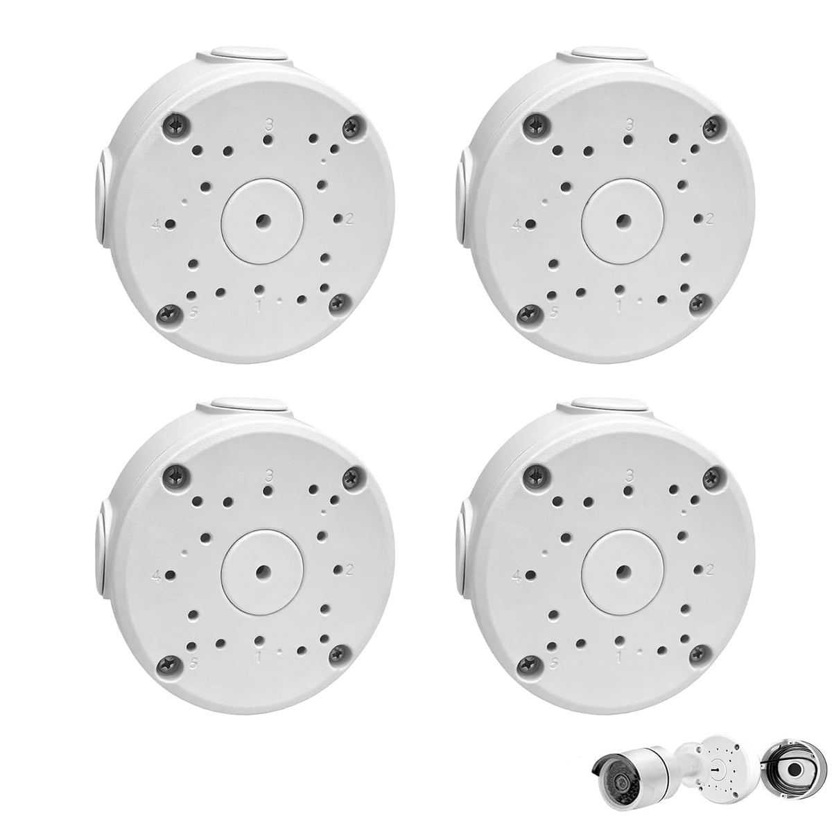 outdoor junction box for dome camera mount ip shown in use