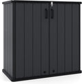 Tangkula 23.5 Cu.ft Outdoor Storage Shed with Lockable Door