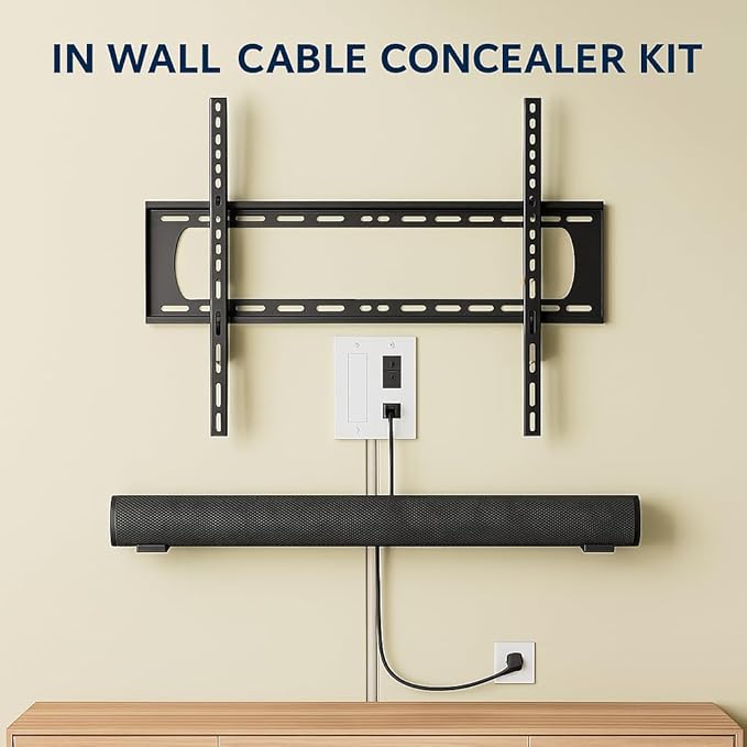 in Wall Cable Concealer Kit – Paintable Cord Management System