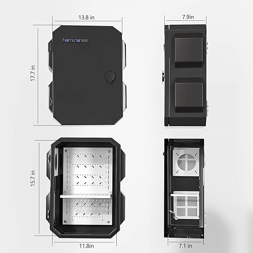 Outdoor Electrical Box, Cold-Rolled Steel Plate, Aluminum Alloy Back Beam