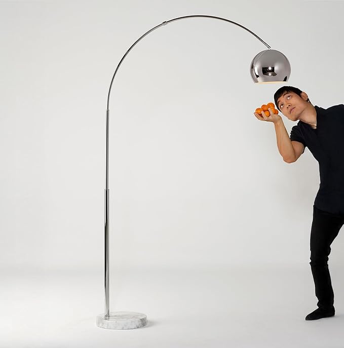 Brightech Olivia Floor Lamp, Arc Lamp