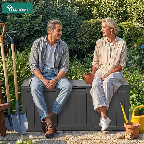 YITAHOME 80 Gallon Outdoor Storage Box