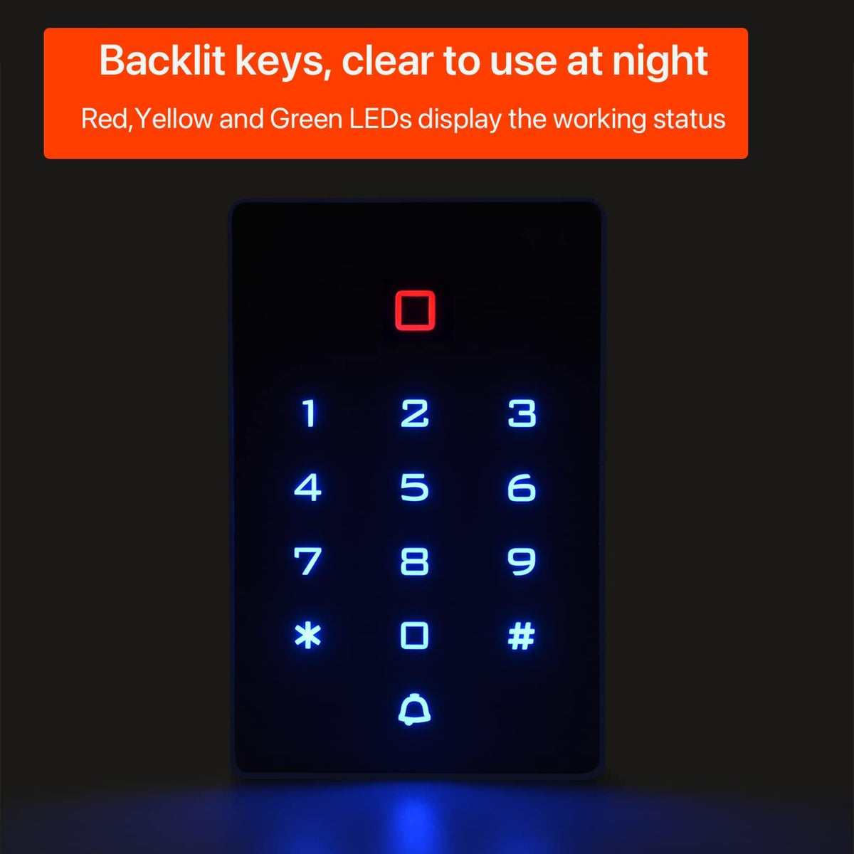 Wireless WiFi Access Control Keypad, Tuya Door Access Control System