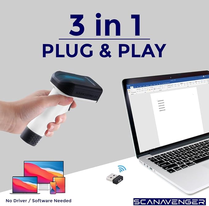 ScanAvenger Wireless Portable 1D&2D