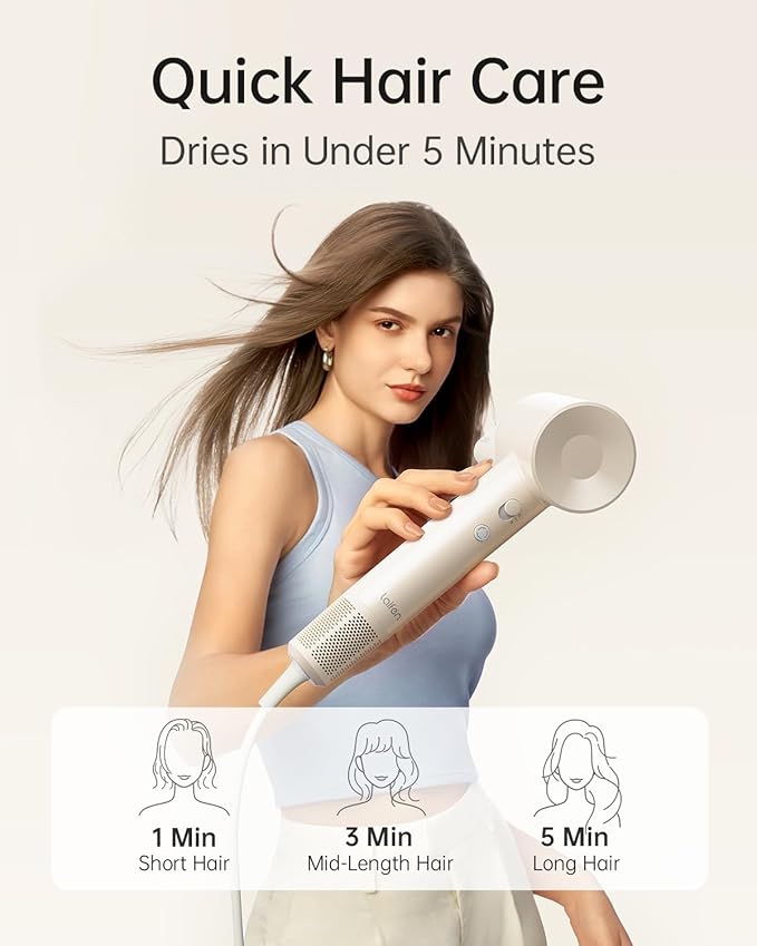 Laifen SE Lite Hair Dryer, Negative Ionic Blow Dryer