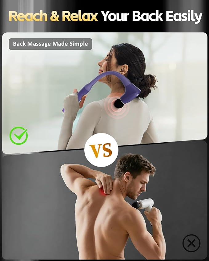 CAREKING 2-in-1 Detachable Muscle Massage Gun Deep Tissue