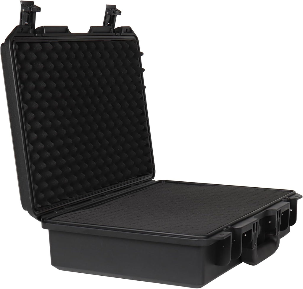 IP67 Waterproof Protective Hard Case with Custom Foam Insert, 18", Black