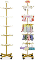 Exttlliy Retail Display Stand 5 Tier Metal Spinning Display Rack