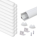 VST 20pack 3.3ft LED Channel, V Shape Led Diffuser Channel, LED Aluminum