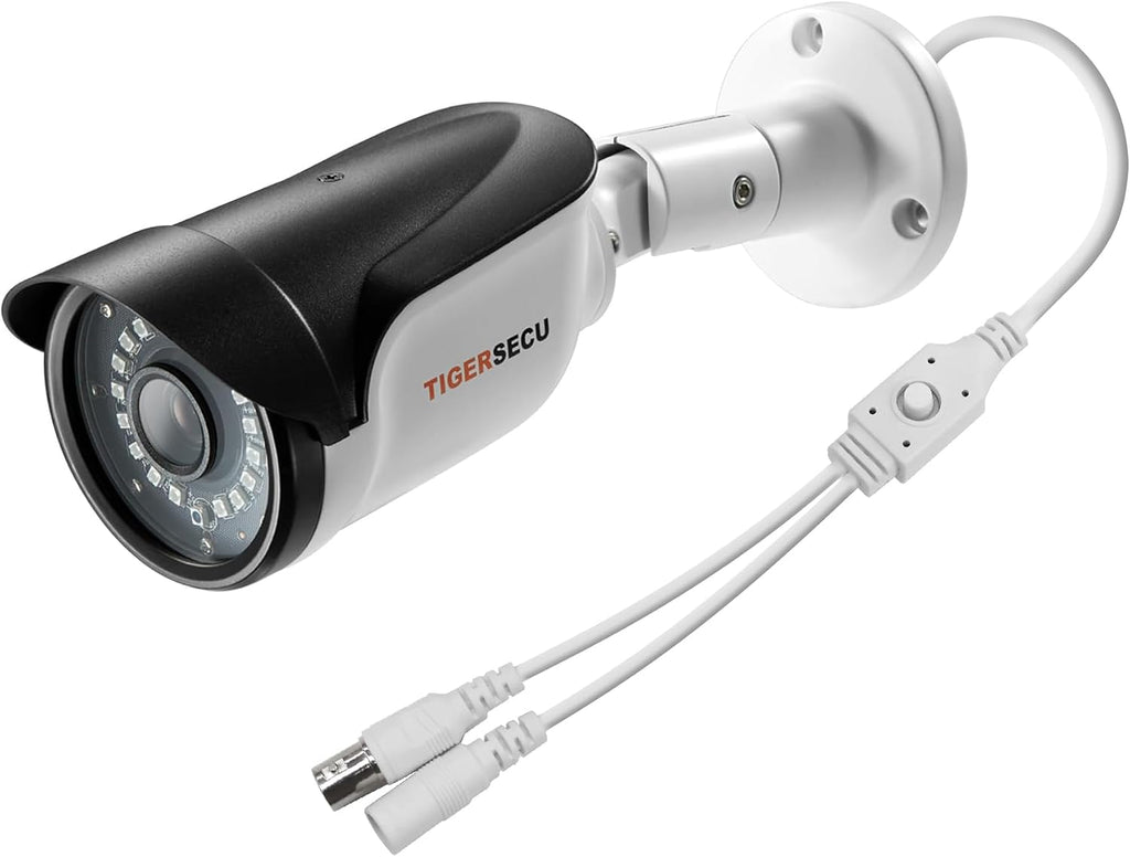 TIGERSECU 2MP Metal Long Range Security Camera for TVI/CVI/AHD/CVBS DVRs