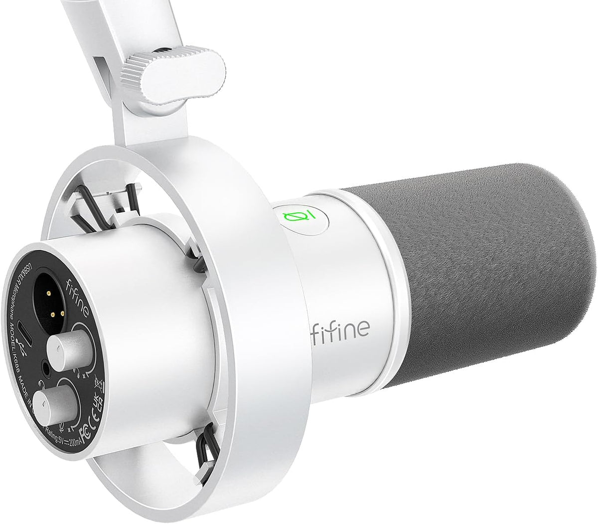 FIFINE Studio XLR Dynamic Microphone, USB PC Podcast Microphone