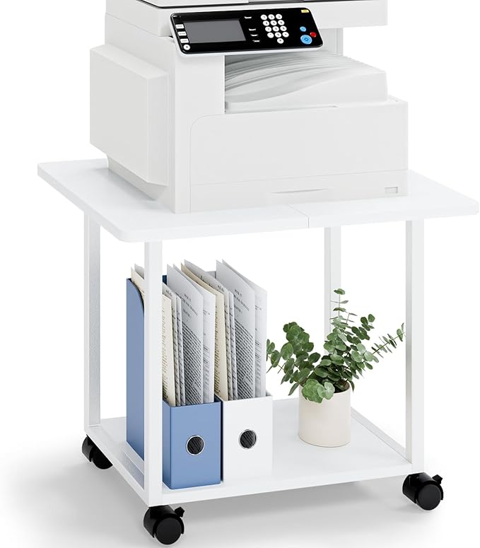 MARTY 22"x15.75" Large Under Desk Printer Stand