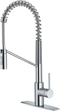KRAUS Oletto Commercial Style Single Handle Pull Down Kitchen Faucet