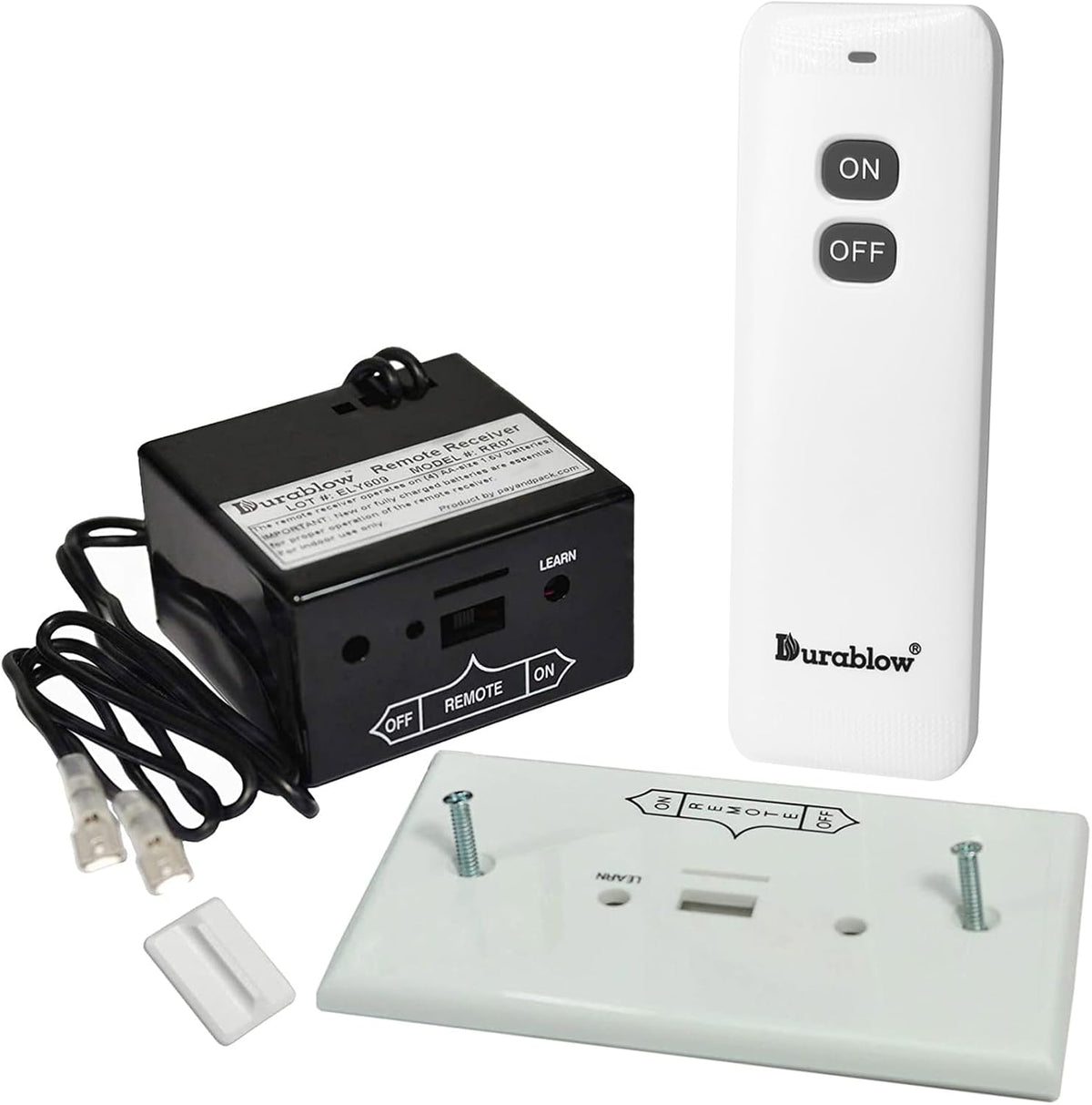 Durablow TR1001 On/Off Gas Fireplace Remote Control Kit