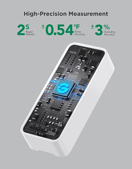 GoveeLife 2.0 WiFi Hygrometer Thermometer 3 Pack, Smart Humidity Temperature
