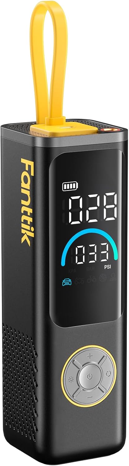 Fanttik X9 APEX Portable Air Compressor for Car Tires, 35s Fast Inflation