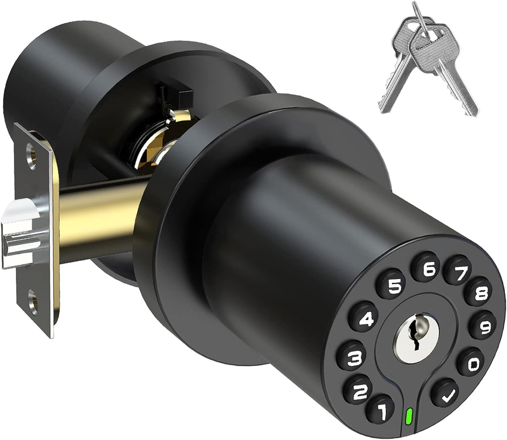 BOTHSTAR Keypad Door Knob with Key, Keyless Entry Door Lock, Code Locks Door
