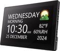 Raynic Digital Clock, Large Display Calendar Clock
