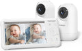 Momcozy Baby Monitor with 2 Cameras 5’’ 1080P Split Screen Video Baby Monitor