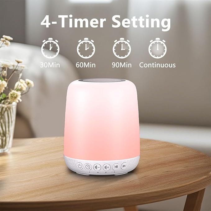 White Noise Sound Machine for Sleep Portable Sound Machine