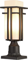 EERU Outdoor Post Lights Waterproof Metal Frame