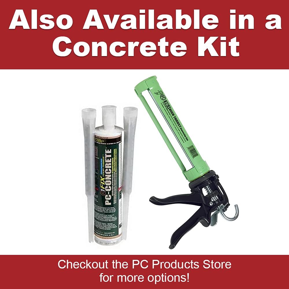 PC Products Steel Dispensing Caulking Gun, 1/10th Gallon Smooth Rod Cartridge Gun, 250ml, 900550