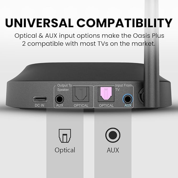 Avantree Oasis Plus 2 Bluetooth 5.3 Transmitter