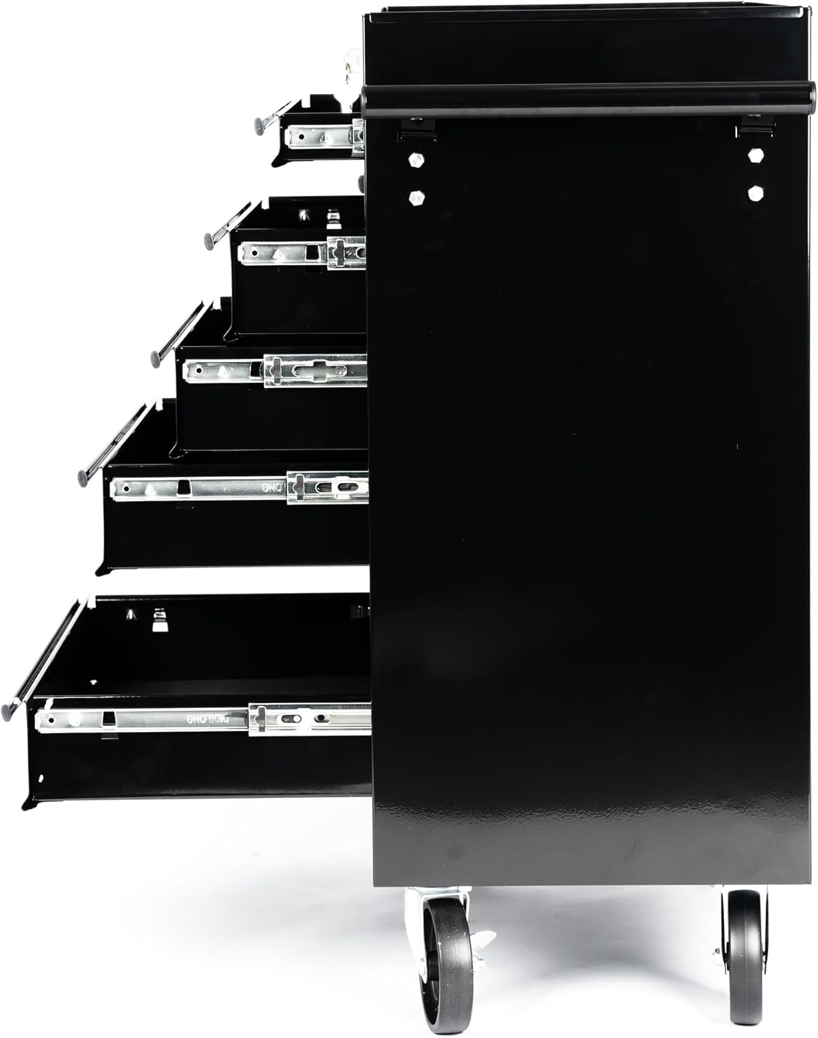 maxority 7-drawer heavy-duty rolling tool chest cabinet with, close-up detail
