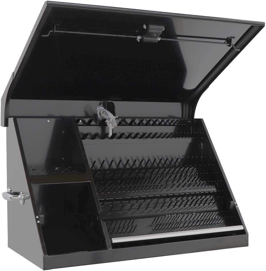 XL3617-36-Inch Portable Toolbox - 16-Gauge Construction - SAE and Metric Tool Chest - Weather Resistant Tool Box - (36" x 17")