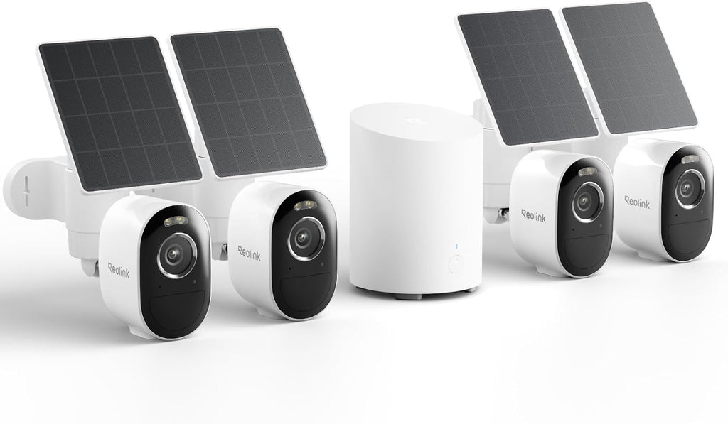 REOLINK 3K 5MP HD Security Camera System No Subscription 4 Pack