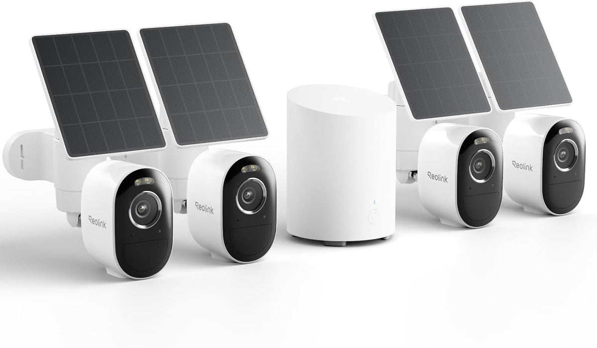 REOLINK 3K 5MP HD Security Camera System No Subscription 4 Pack