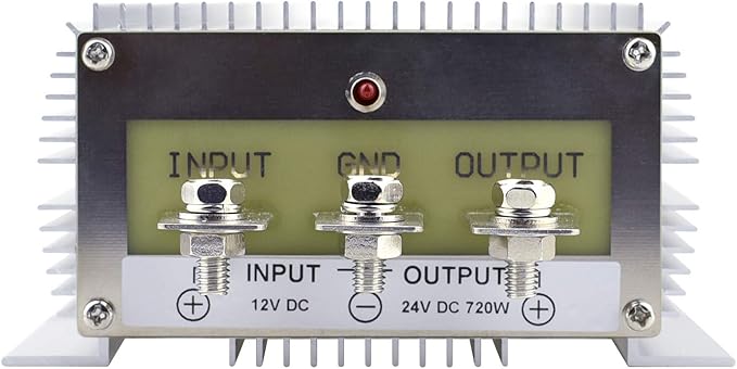 Cllena Waterproof DC/DC 12V to 24V Boost Converter 30A 720W Step Up Voltage