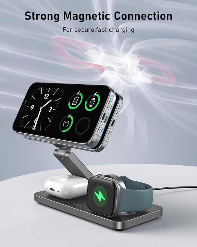 VBA 3 in 1 Wireless Charging Station