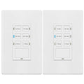 TG 4 Hour Countdown Timer Switch, 5-10-30-60 Min, 2-4 Hour, in Wall Timer Switch (2 Pack)