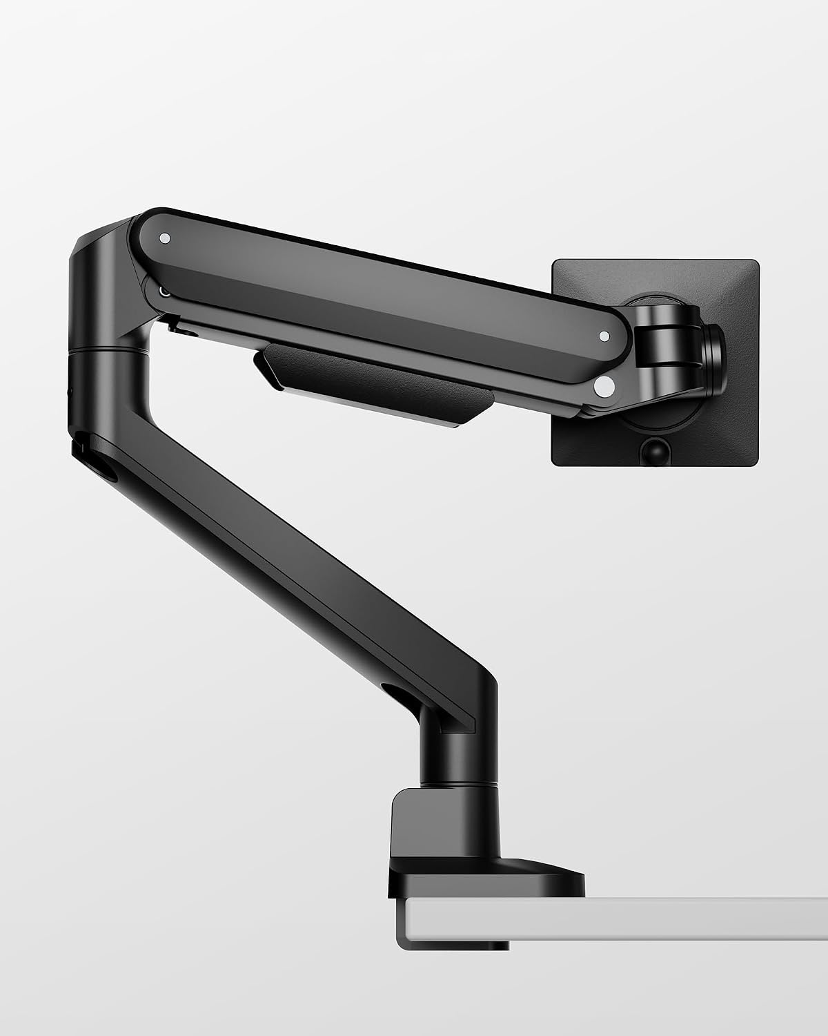 monTEK Deluxe Monitor Arm up to 40 Inch Holds 26.4 lbs Curved Screens Aluminum