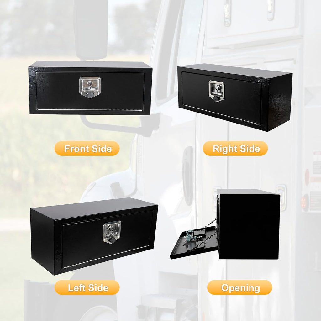 underbody truck box steel storage tool box,27.5 x, package contents