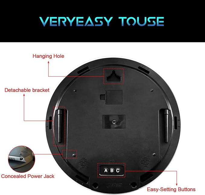 HOMLOVE Digital Wall Clock