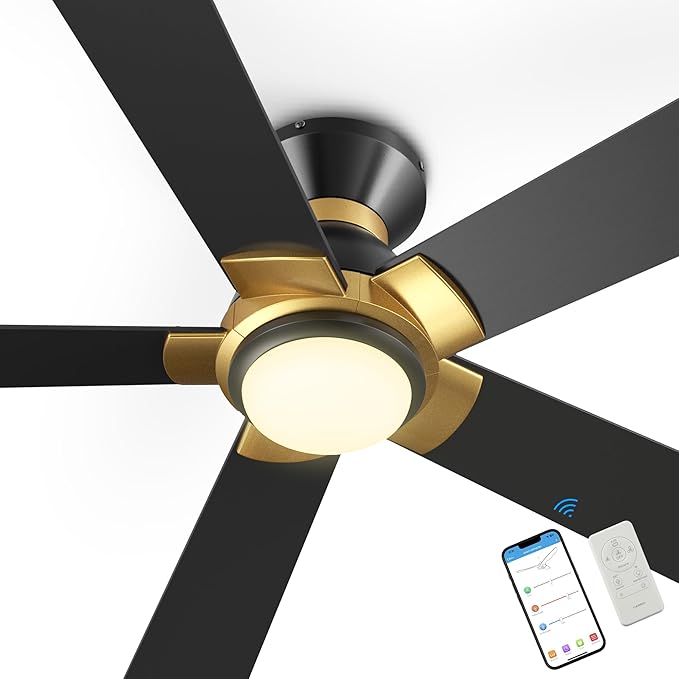 SMAAIR 52 Inch Smart Ceiling Fan