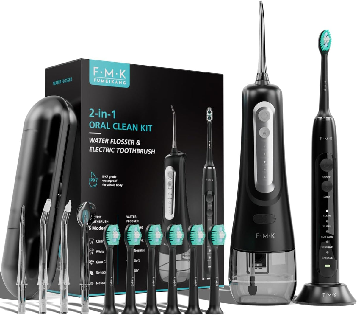 FUMEIKANG Water Flosser & Electric Toothbrush