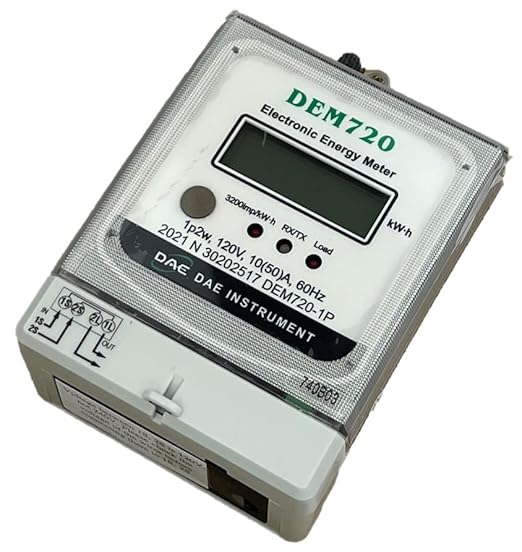 DAE DEM720-1P Electric kWh Submeter, Internal CT