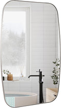 Brushed Nickel Bathroom Mirror, Living Room